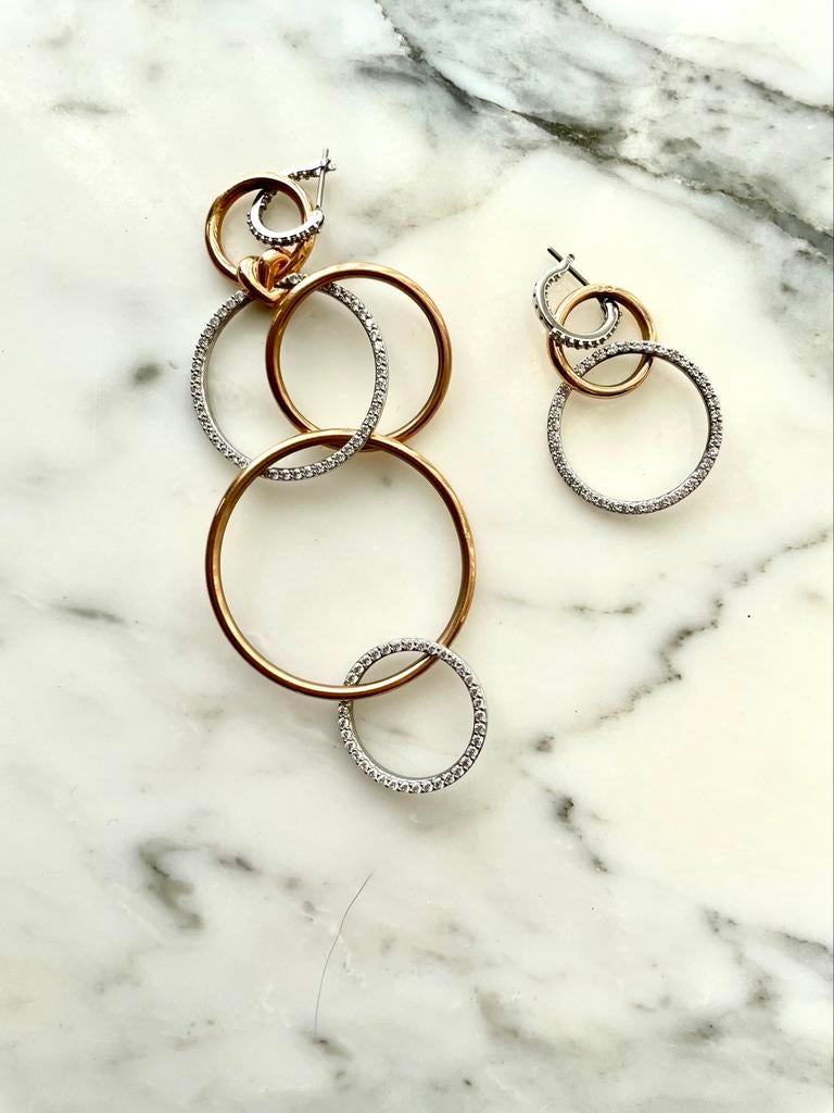 Asymmetrische oorbellen van swarovski, Enlèvement ou Envoi