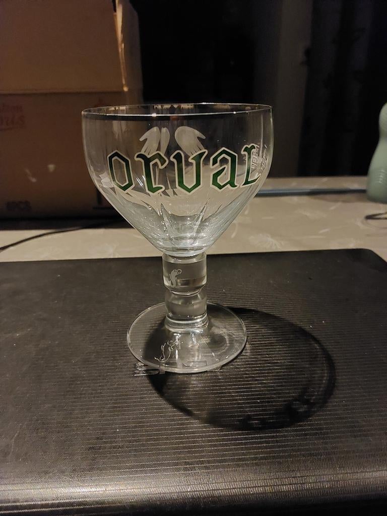Orval groen dubbeldruk, Verzamelen, Biermerken, Ophalen of Verzenden, Zo goed als nieuw