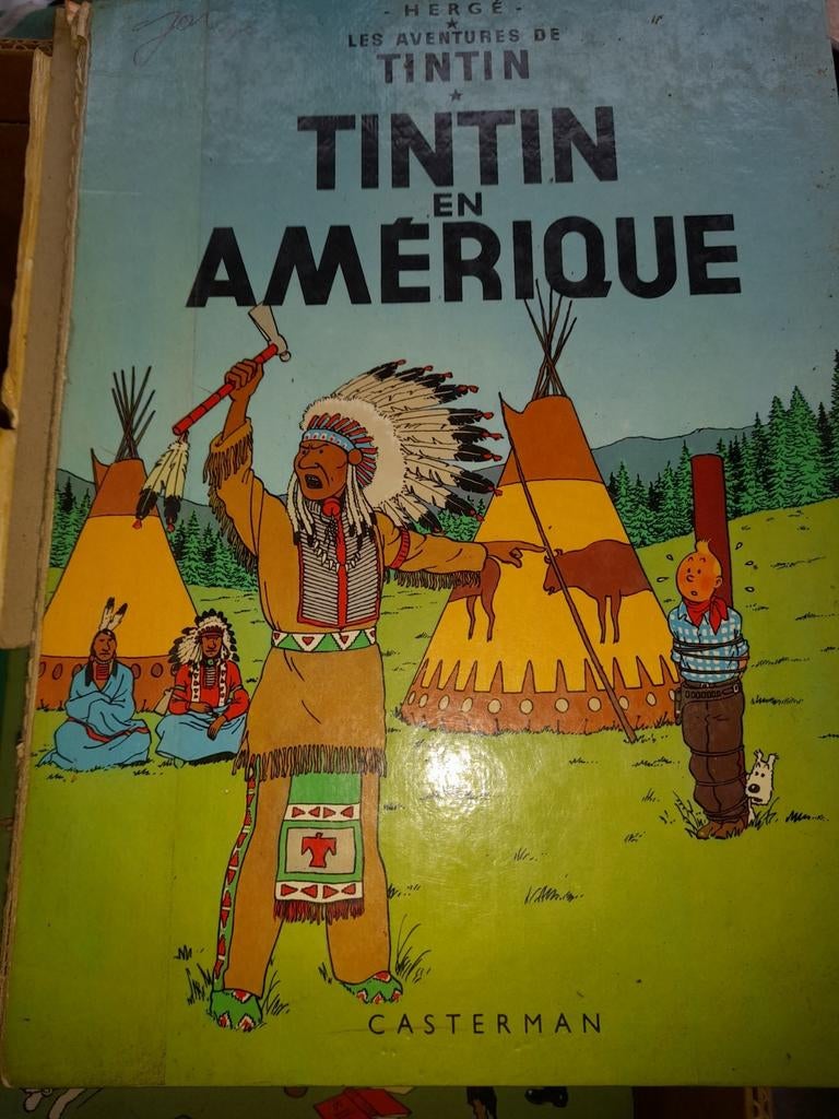 Tintin en Amérique  Casterman, Livres, Enlèvement ou Envoi, Utilisé