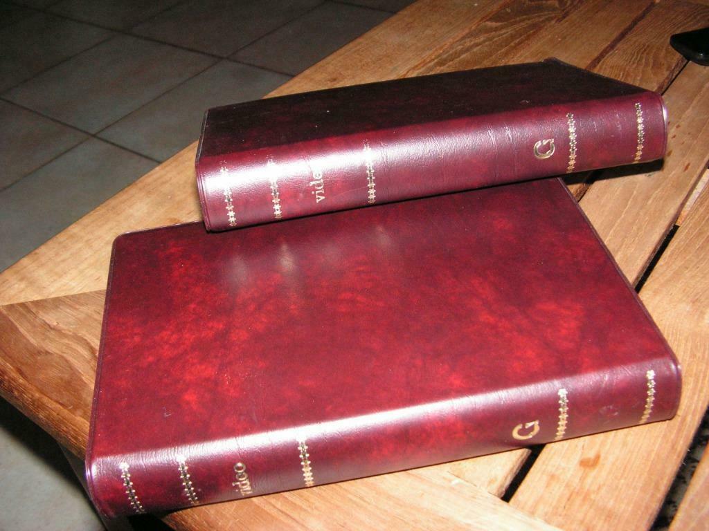 2 x vintage sierhoes voor videocassette., Ophalen of Verzenden, Zo goed als nieuw