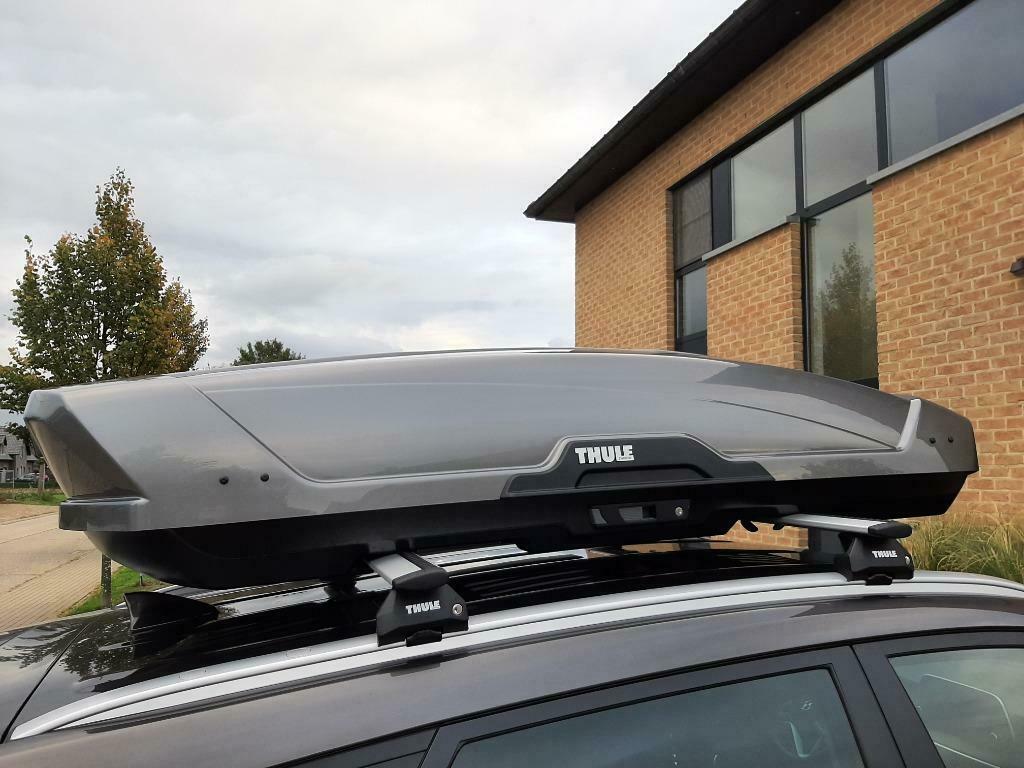 Te huur: Thule dakkoffer Motion XT XL met 500L inhoud, Auto diversen, Dakkoffers, Ophalen, Zo goed als nieuw