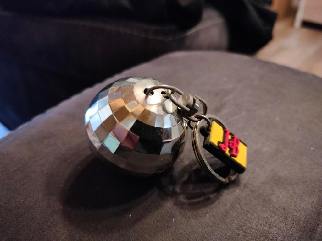 Porte clés J&B boule à facettes, Enlèvement ou Envoi, Utilisé