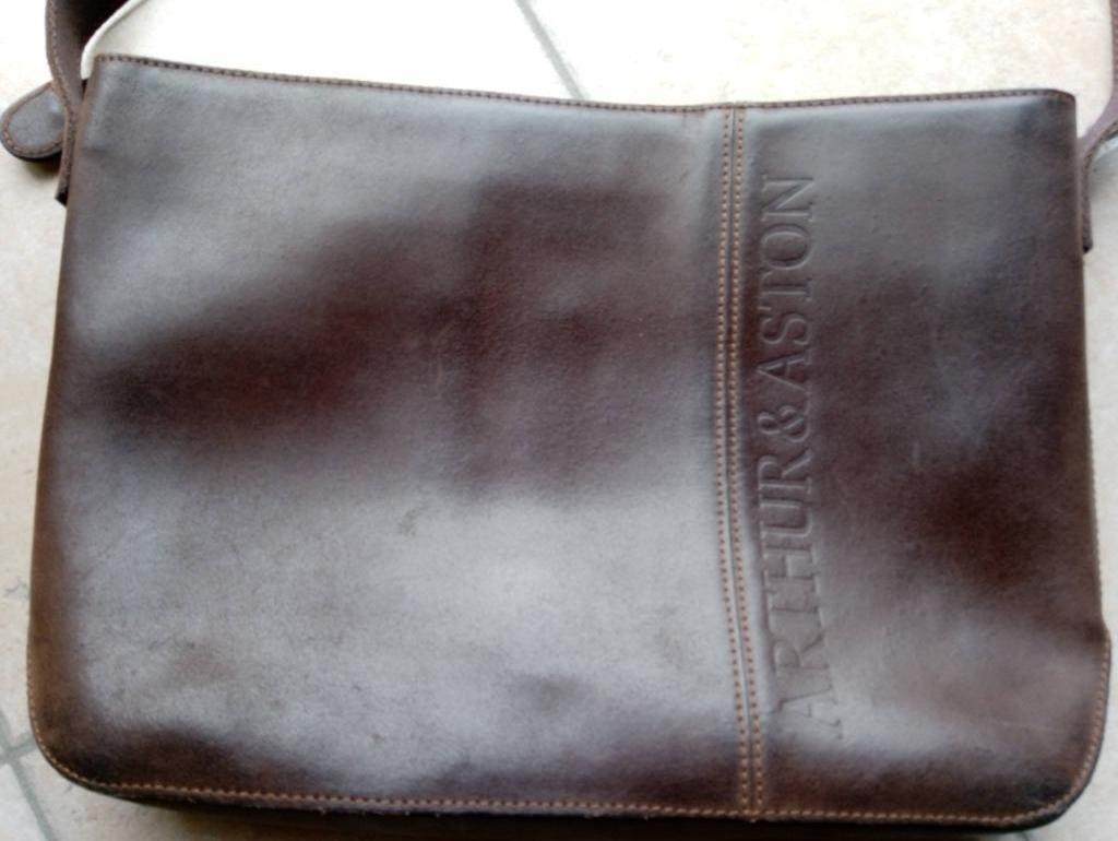 Lederen schoudertas Arthur & Aston, Autres marques, Cuir, Brun, Enlèvement