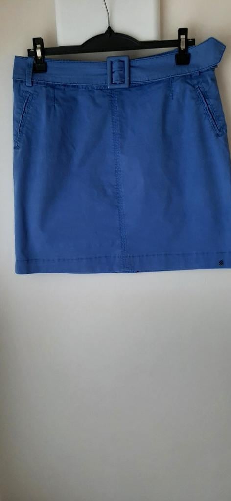 Blauw rokje ( Terre bleue) maat 40 ( klein), Ophalen, Maat 38/40 (M), Blauw