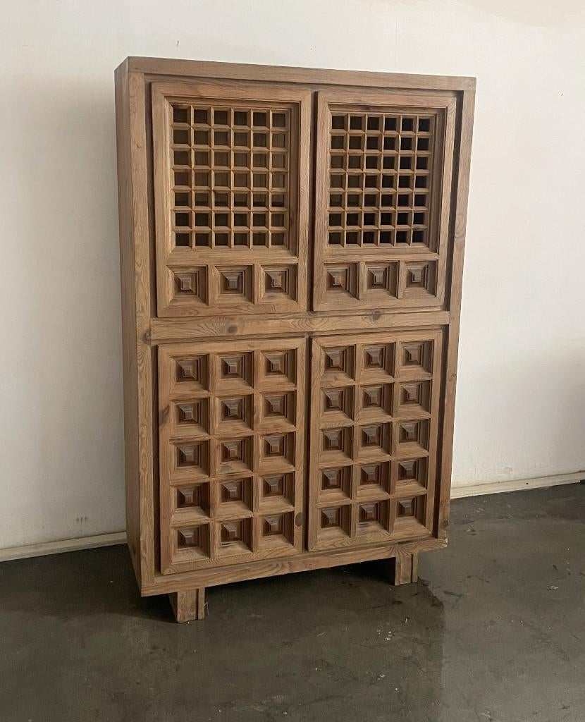 Spaanse vintage kast Biosca, 100 tot 150 cm, Vintage, Ophalen of Verzenden, Zo goed als nieuw