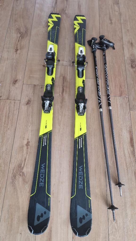 Wedze Boost 500 ski's en Salomon AL 6061 stokken, 160 tot 180 cm, Gebruikt, Ophalen, Overige merken