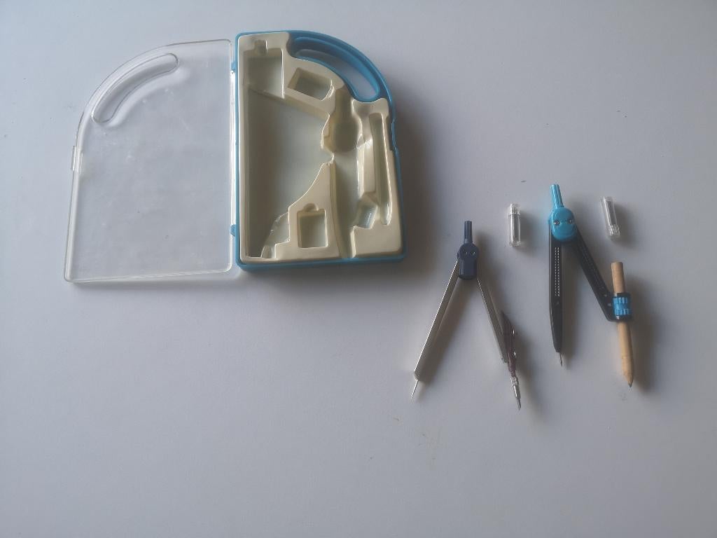 Passer en potloodpasser, Diversen, Schoolbenodigdheden, Ophalen of Verzenden