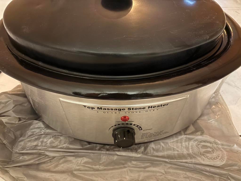 Top massage stone  heater 6 l, Ophalen, Zo goed als nieuw, Hotstone