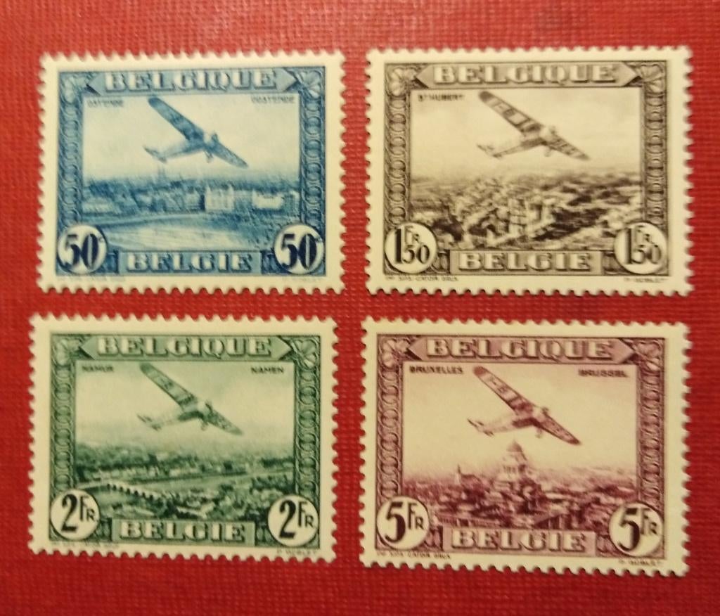 PA1/PA4 luchtpostzegels, Postzegels en Munten, Luchtvaart, Met stempel, Ophalen of Verzenden, Luchtpostzegel