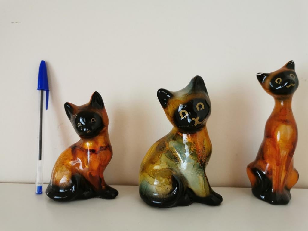 3 statues de chat made in france, Enlèvement, Neuf