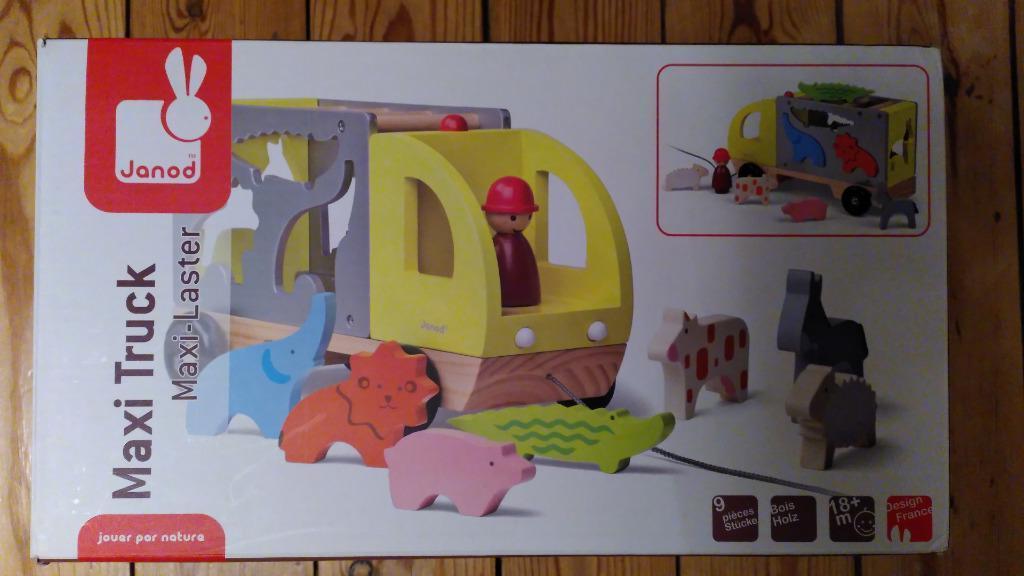 Jouet d'activité en bois - Maxi Truck - Janod, Enlèvement, Utilisé, Autres types