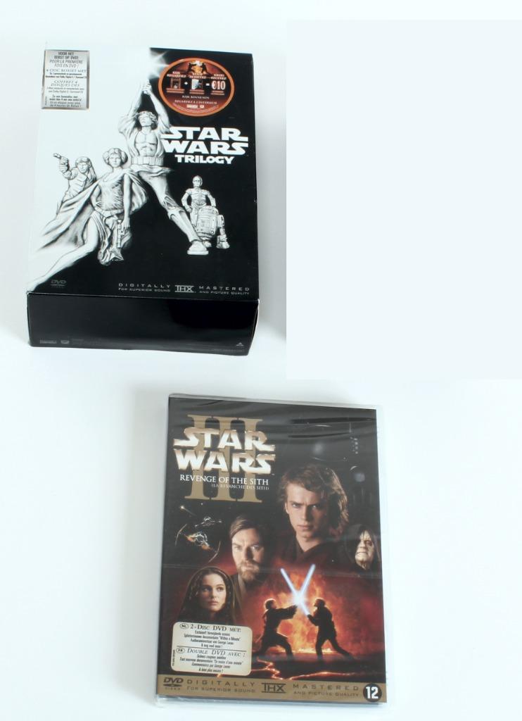 STAR WARS TRILOGY DVD, Ophalen of Verzenden, Zo goed als nieuw, Overige typen