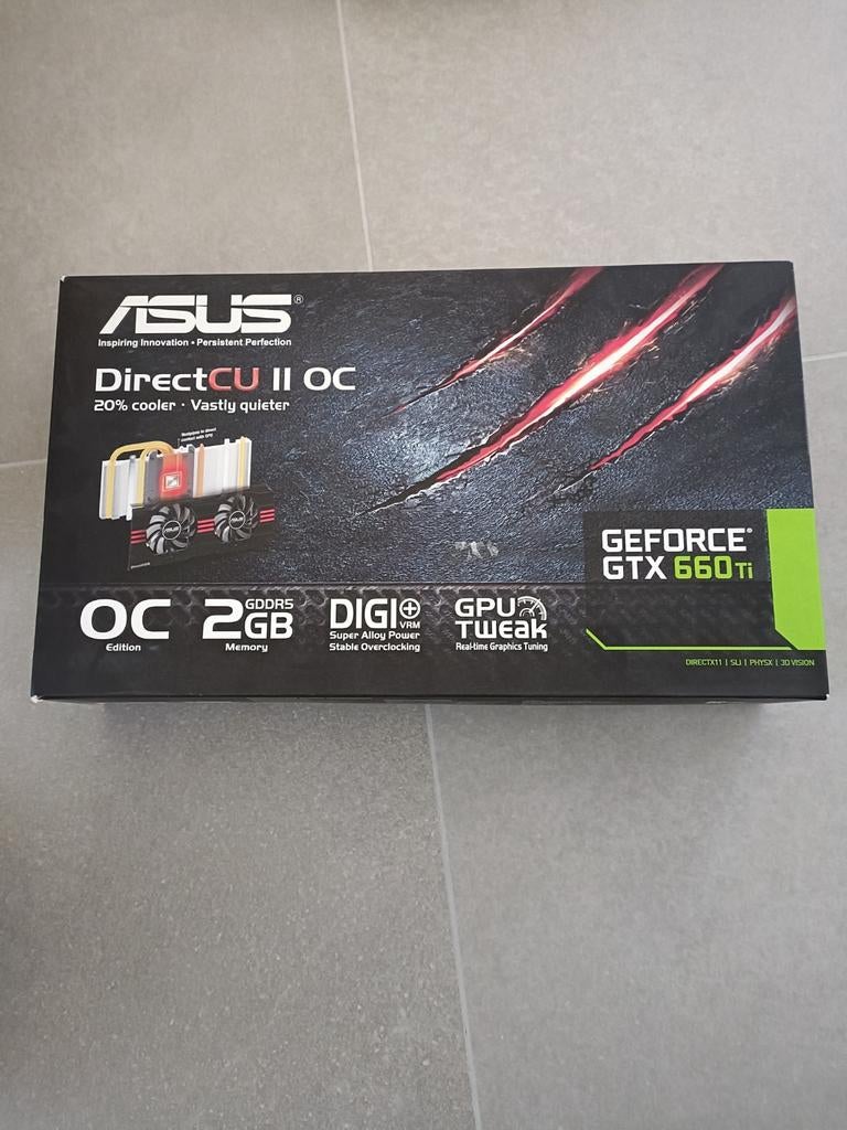 ASUS GTX660 TI-DC2O-2GD5, Informatique & Logiciels, GDDR5, Enlèvement, Utilisé, PCI