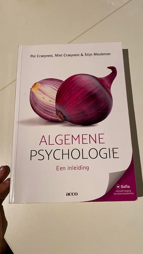 Studieboek algemene psychologie, Boeken, Ophalen of Verzenden, Gelezen, Hoger Onderwijs