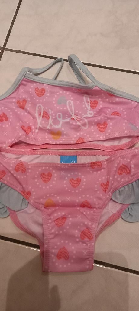 NIEUW roze bikini Lief maat 104 110, Maat 104, Bikiniset, Meisje, Ophalen of Verzenden