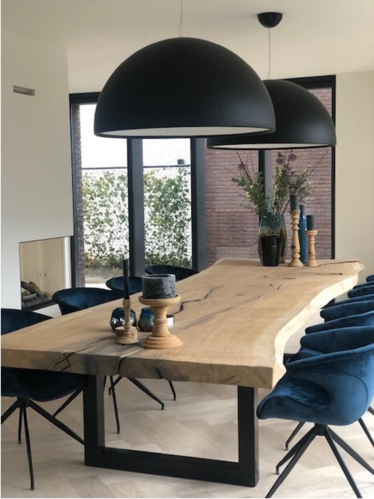 Boomstamtafel, Boomstam, Eiken Boomstamtafel, Boomstam tafel, Neuf, 200 cm ou plus, Enlèvement, Chêne