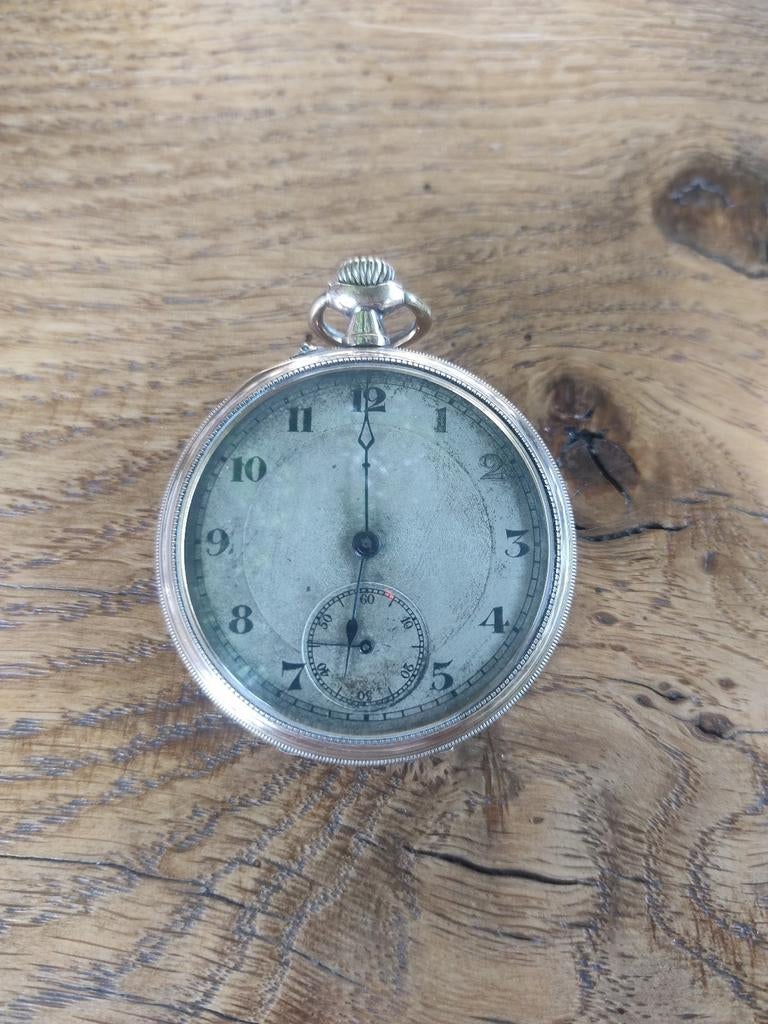Montre à gousset plaquée or. MGBM Genève, Bijoux, Sacs & Beauté, Autres marques, Or, Enlèvement, Inconnu