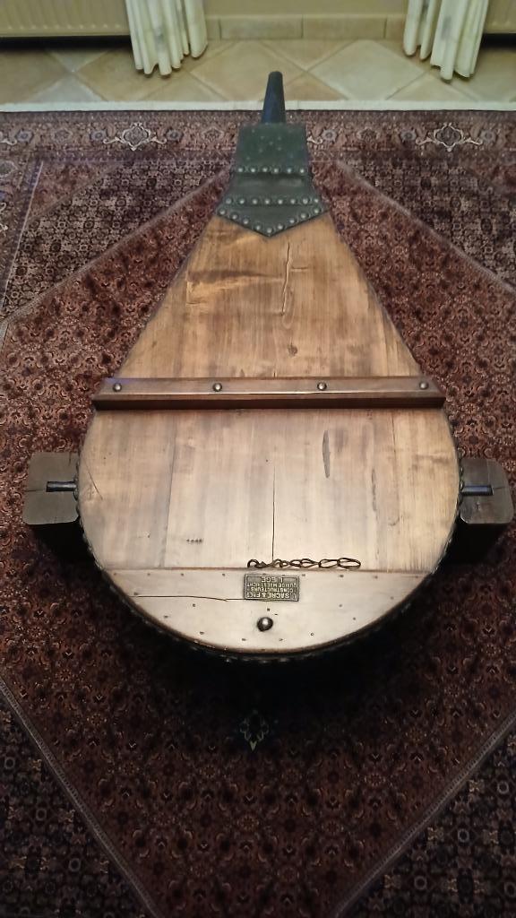 antieke,originele blaasbalg smidse-salontafel,185x85cm, Antiek en Kunst, Ophalen
