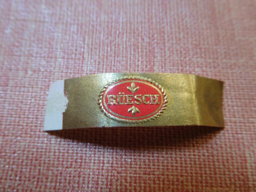 bague de cigare fabricant Rüesch, Collections, Enlèvement ou Envoi, Utilisé, Bagues de cigare