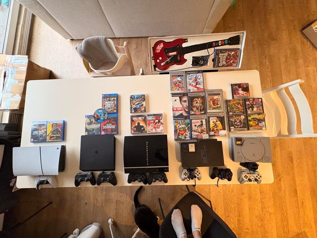 Lot PS1,2,3,4, Games en Spelcomputers, Ophalen
