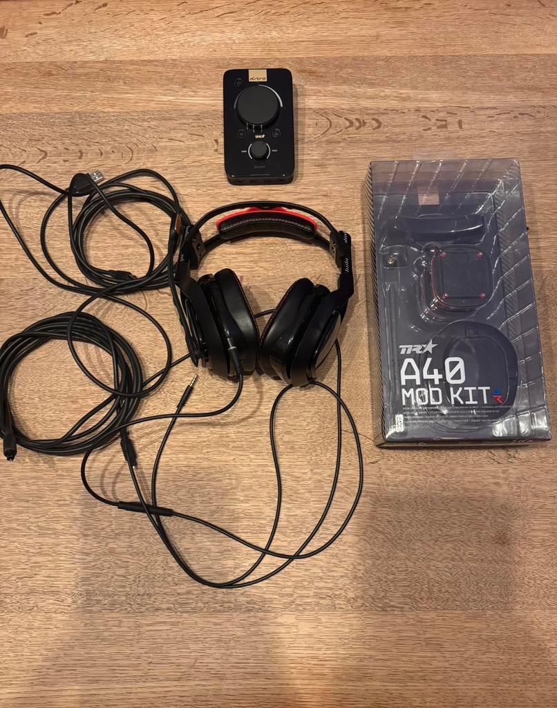 Astro A40 TR Gen3 met mixamp pro en A40 TR MOD KIT, Audio, Tv en Foto, Hoofdtelefoons, Gebruikt, Overige merken, Surround, Ophalen