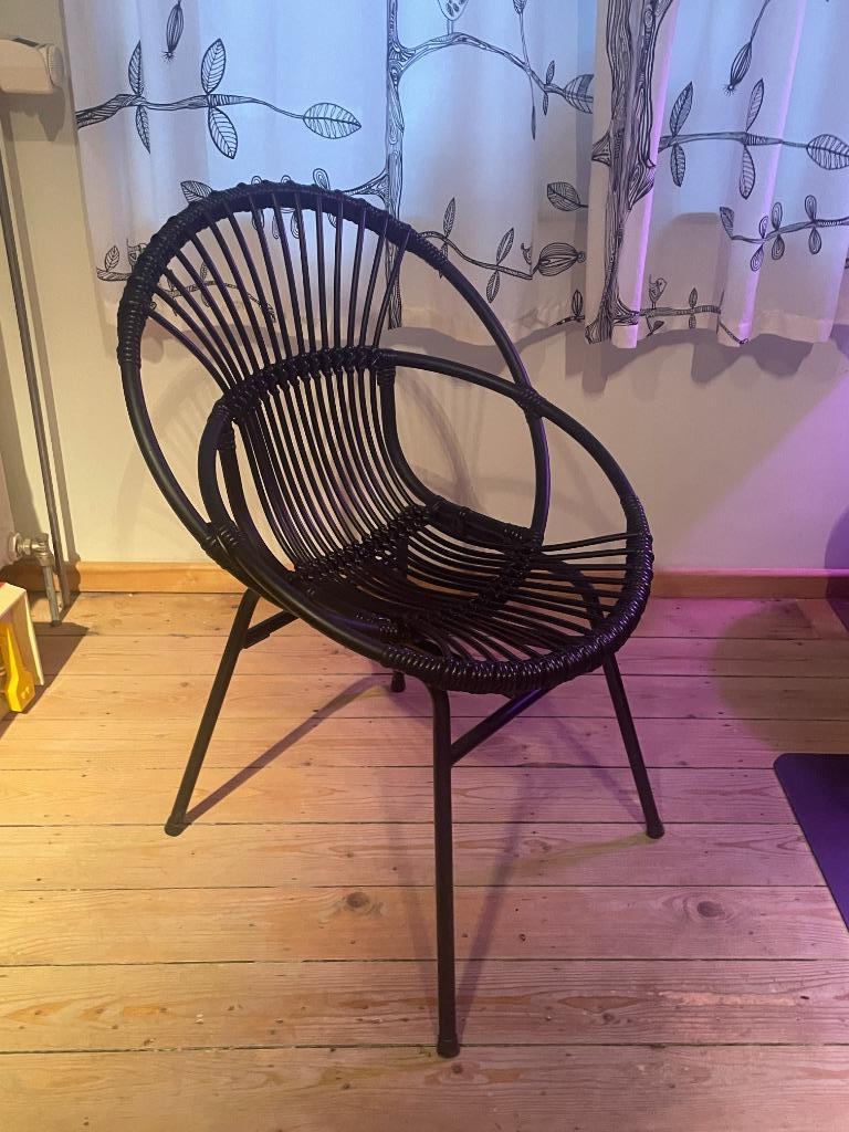 Rotanlook retro stoelen geinspireerd op ROHE Northwolde, Ophalen of Verzenden, Kunststof