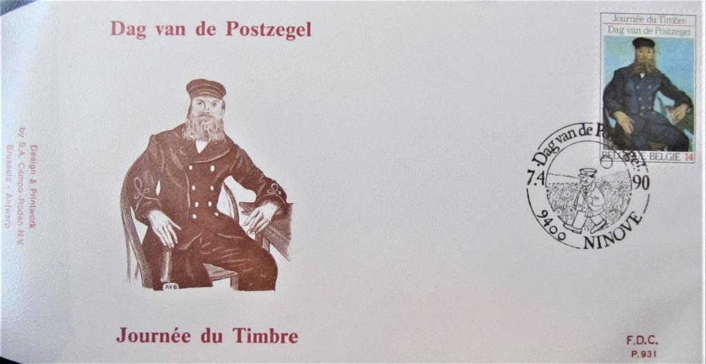 EERSTE DAG BRIEF- NINOVE- DE KOEPOORT, Postzegels en Munten, Ophalen of Verzenden, Brief