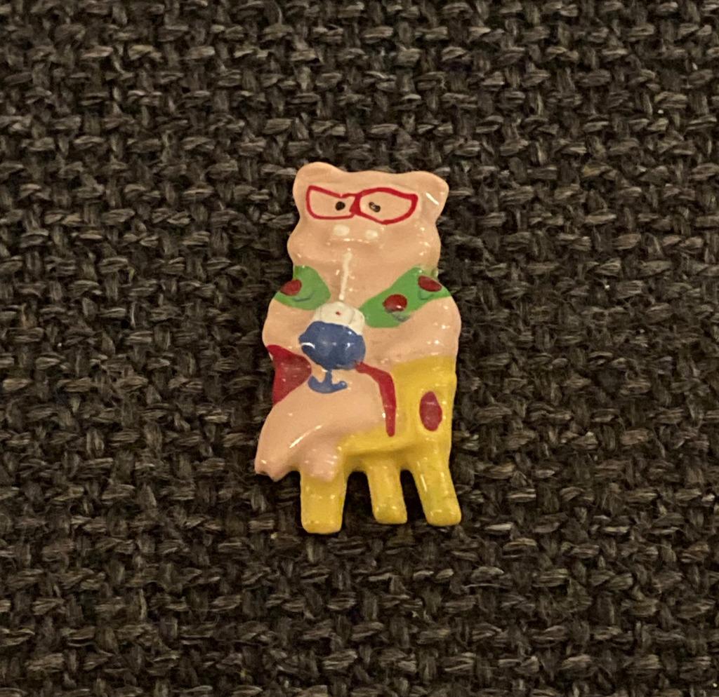PIN - VARKEN - COCHON - PIG, Collections, Envoi, Utilisé, Animal et Nature, Insigne ou Pin's