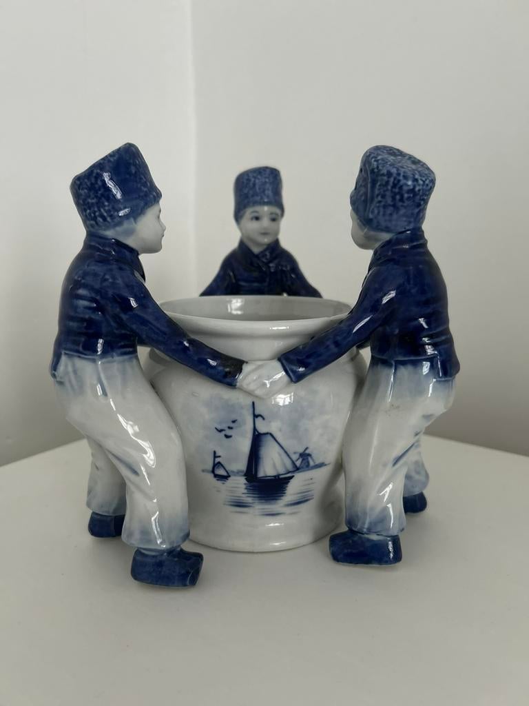 Statuette ancienne Delft parfait état, Ophalen of Verzenden
