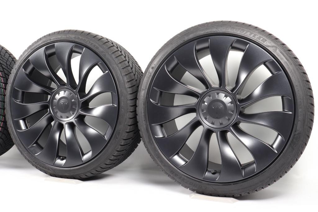 Tesla Model Y 21 Inch Styling Überturbine winterset Nieuw, Auto-onderdelen, Banden en Velgen, 255 mm, Banden en Velgen, Nieuw