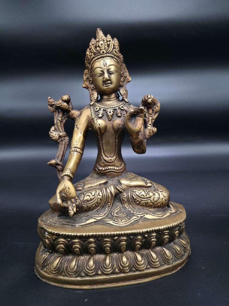 Bouddha Tara en bronze du XIXe siècle, Antiquités & Art, Enlèvement