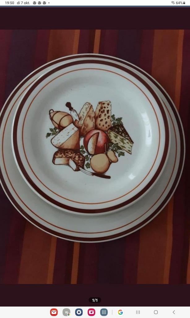 Vintage Kaasborden, Huis en Inrichting, Keuken | Servies, Verzenden