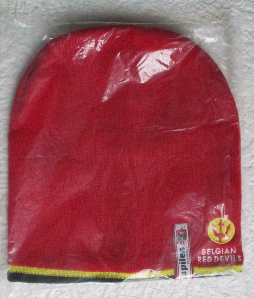 'JUPILER' - Bonnet Belgian Red Devils (Rouge OU Noir), Enlèvement ou Envoi, Neuf, Bonnet