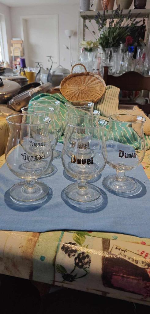 lunettes duvel 4  lettres noires et 5 lettres dorées, Enlèvement ou Envoi, Utilisé, Verre ou Verres, Duvel
