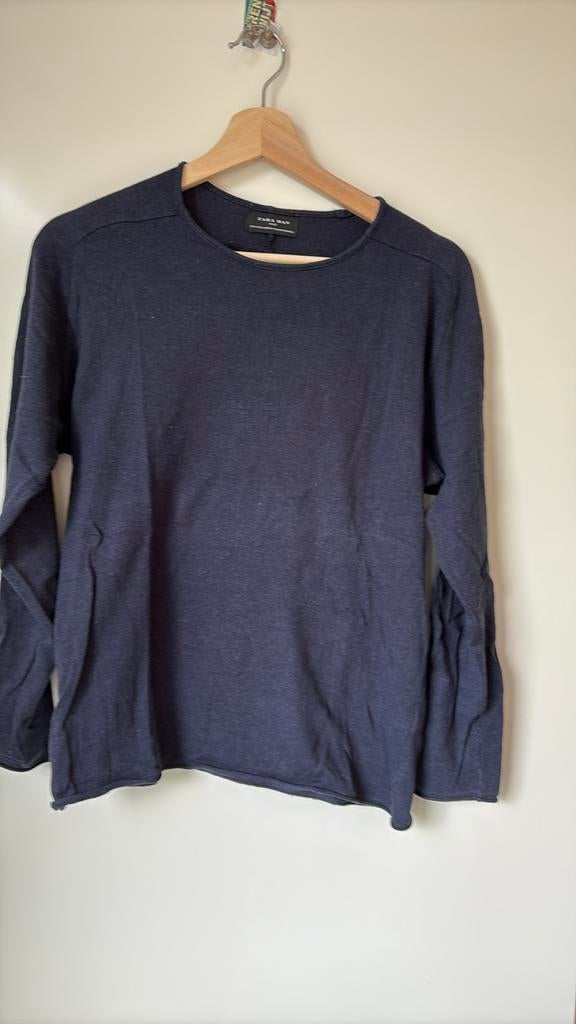 Blauwe trui (S) Zara Man, Vêtements | Hommes, Pulls & Vestes, Porté, Bleu, Taille 46 (S) ou plus petite, Enlèvement ou Envoi