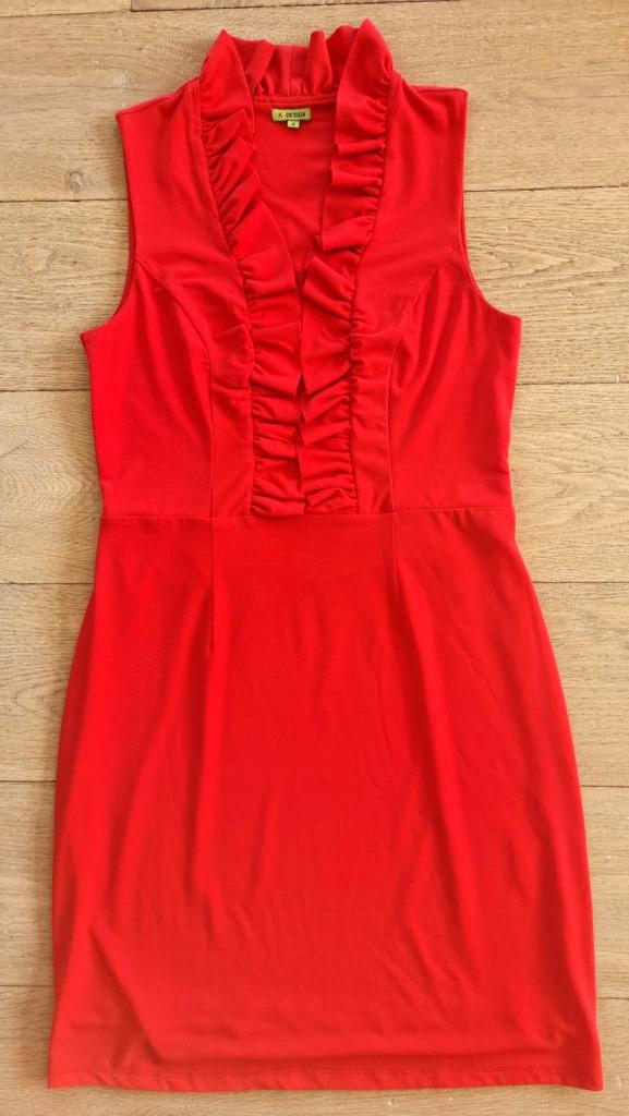 Rood kleedje van K-design, Maat 38/40 (M), K-design, Ophalen of Verzenden, Zo goed als nieuw