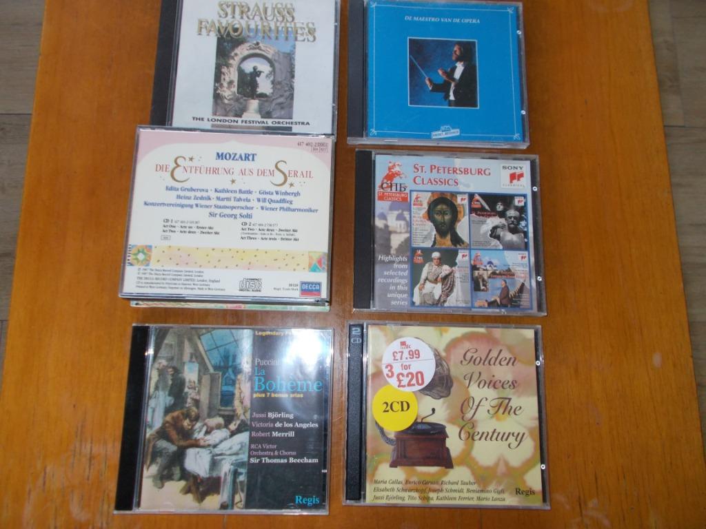 CD Klassiek oa La Bohème, Handel, Beethoven, Puccini, Ophalen of Verzenden