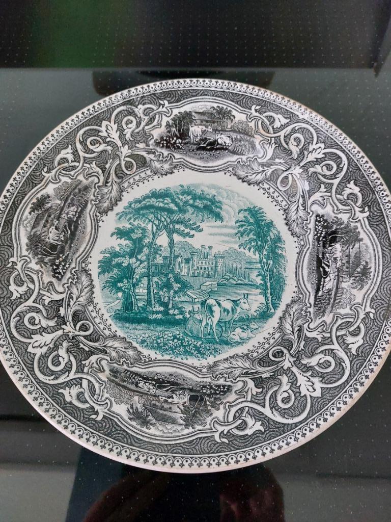 sierbord - Jemappes-  porcelein, Ophalen