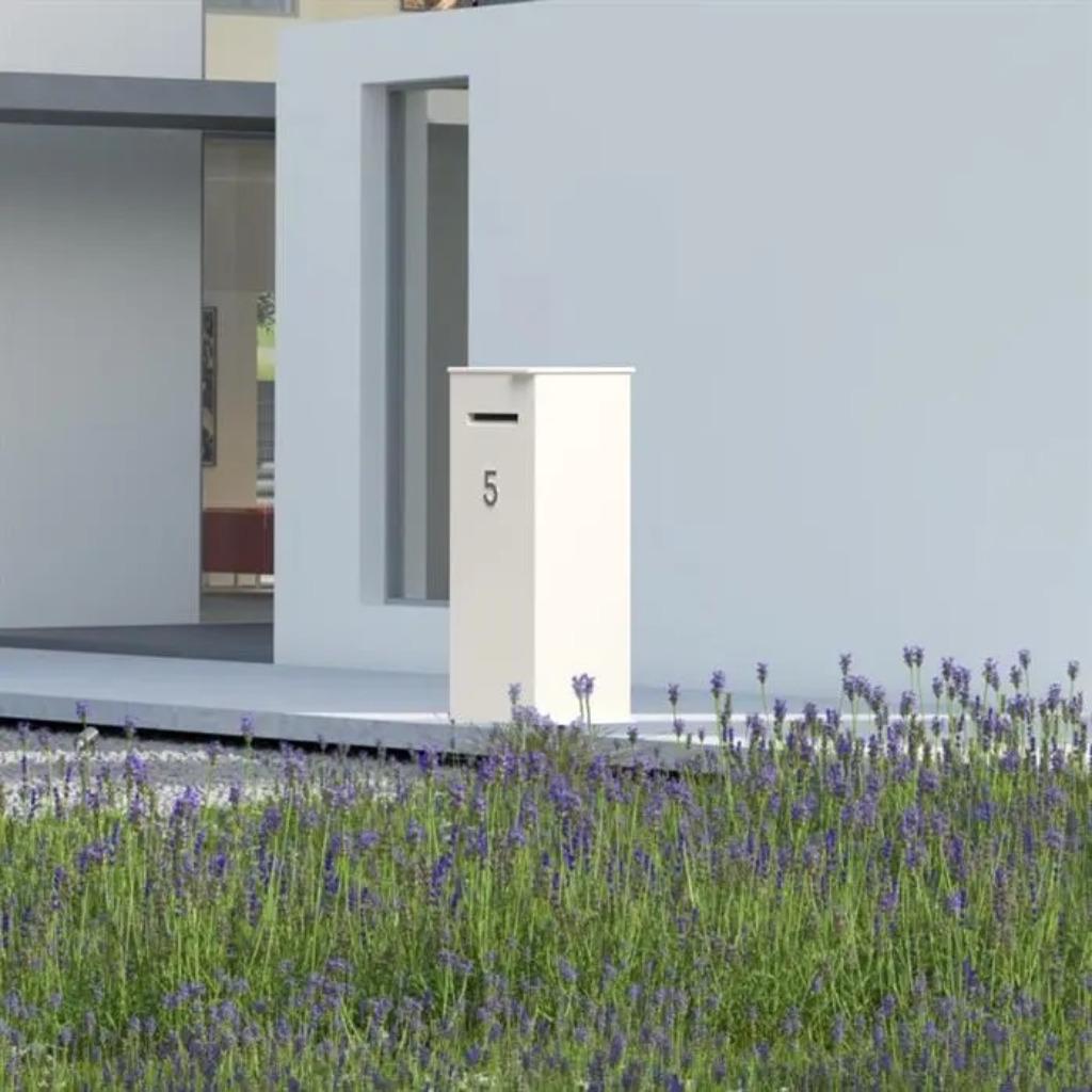aluminium (pakket)brievenbus CASE - in elke ral-kleur, Verzenden, Nieuw, Aluminium, Staande brievenbus