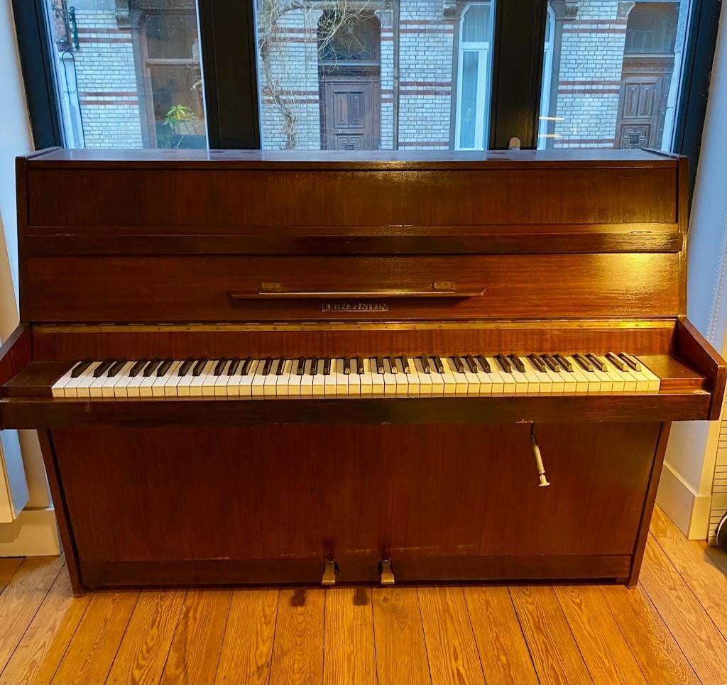 Piano d'étude Kriegelstein avec sourdine, Musique & Instruments, Enlèvement, Brun, Piano