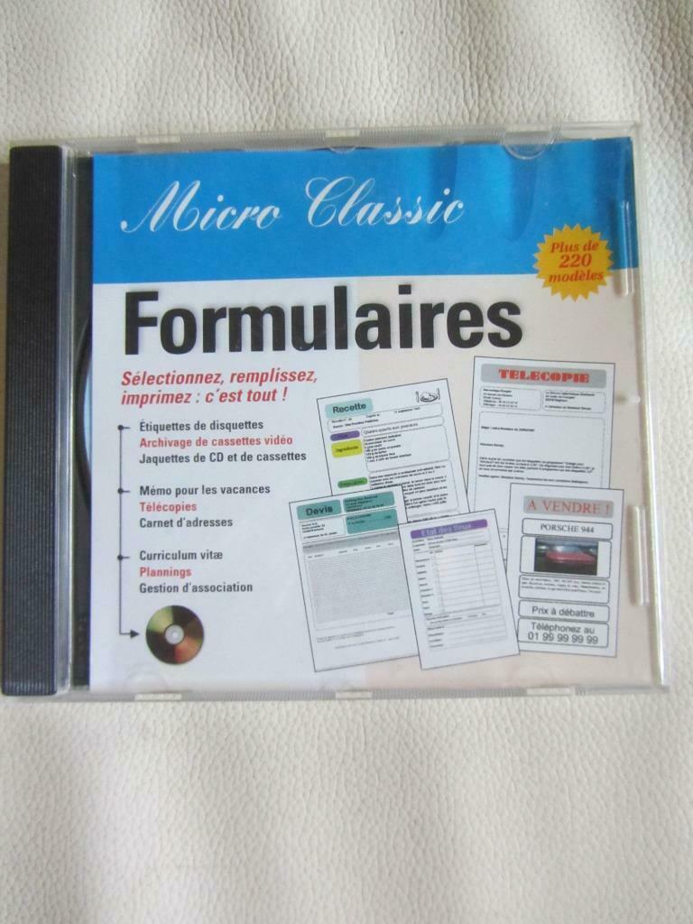 Cd rom - 220 formulaires à créer, Ophalen of Verzenden, Nieuw