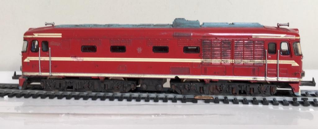 Locomotive soviétique H0 TEP60 construite sur la base de deu, Autres marques, Analogique, Enlèvement ou Envoi, Locomotive