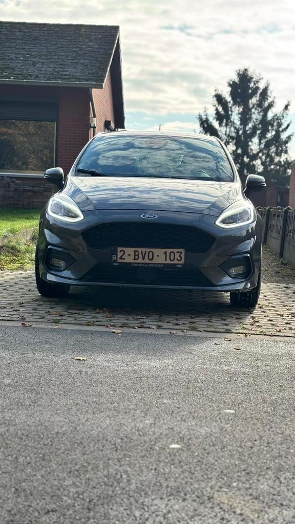 Ford fiesta st line 1.0 ecoboost 2018, Auto's, Ford, Stof, Parkeersensor, 74 kW, Zilver of Grijs