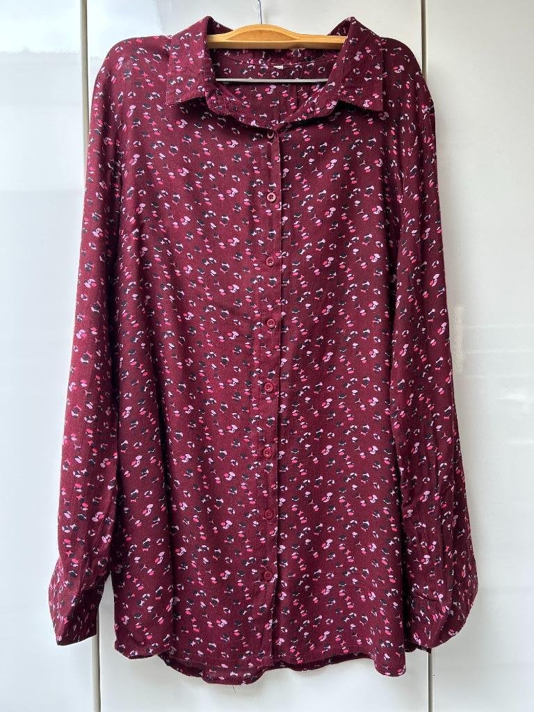 Chemisier bordeaux - Taille XL *, Rouge, Taille 46/48 (XL) ou plus grande, Enlèvement ou Envoi, Sans marque