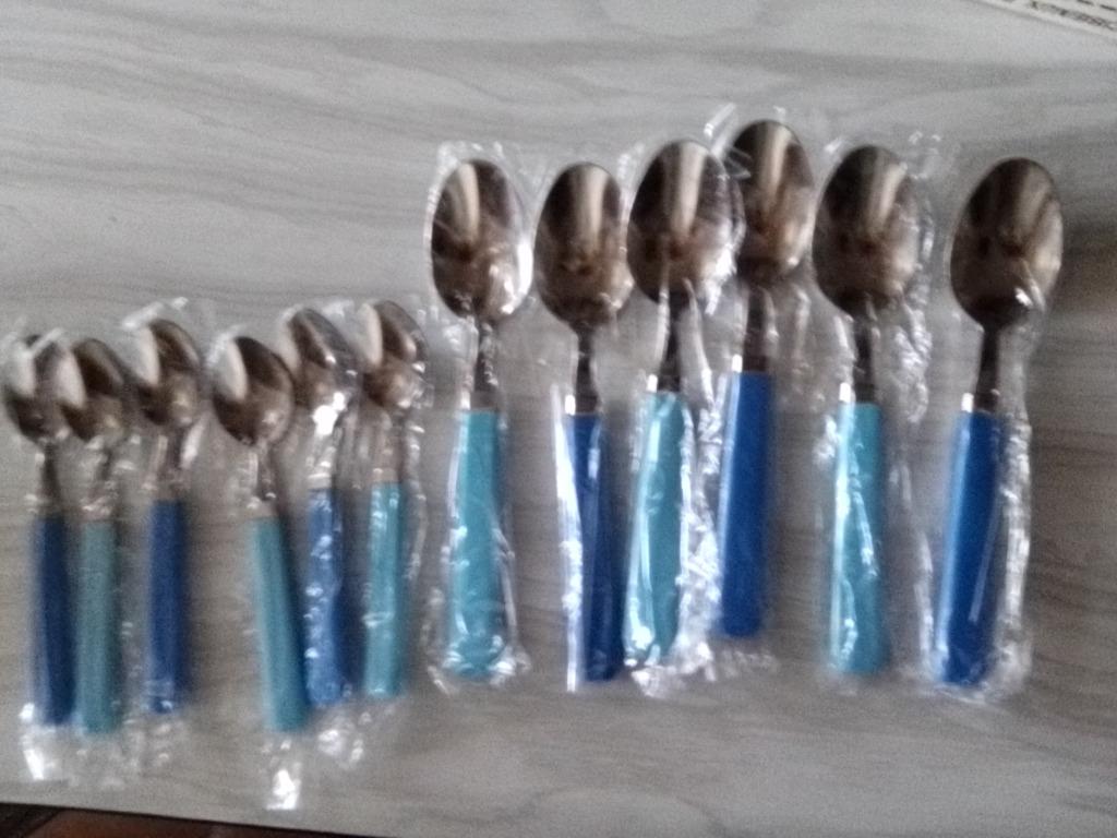 Service 6 cuillères à café et 6 cuillères à soupe, Ophalen of Verzenden, Nieuw, Bestekset, Vaatwasserbestendig