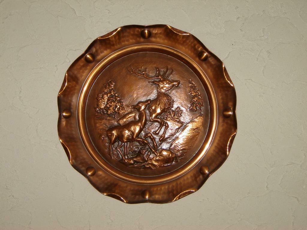 Grande assiette en cuivre, Enlèvement, Comme neuf