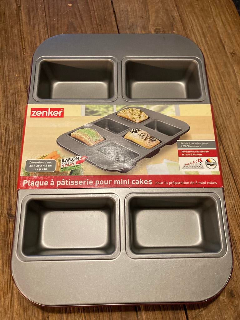 Plaque à pâtisserie Zenker pour mini-gâteaux, Enlèvement ou Envoi, Neuf