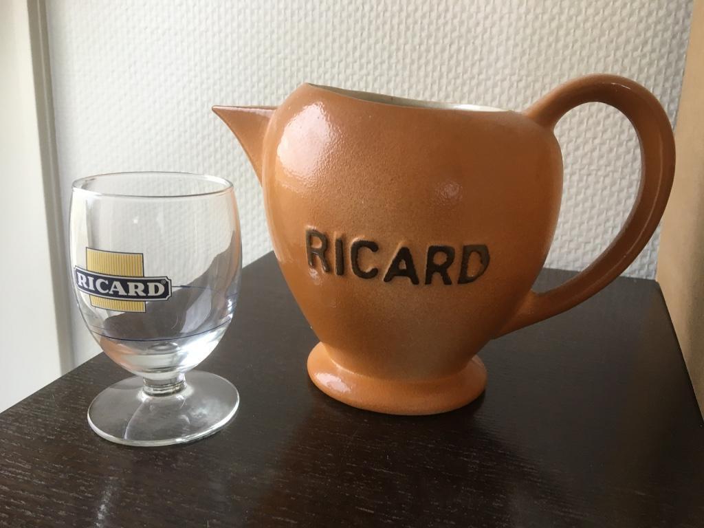 Ricard kan en ballonglas, Ophalen, Zo goed als nieuw