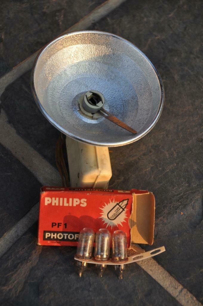 Oude vintage flitser, Ophalen of Verzenden, Flitser