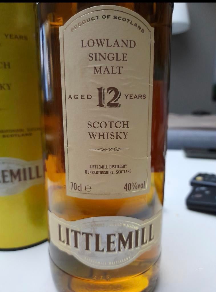 Littlemill 12y, Verzamelen, Wijnen, Ophalen of Verzenden, Zo goed als nieuw